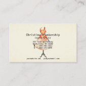 Fashion Designer Mannequin Torso QR Code Custom 名刺 (正面)