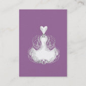 #Fashion #Diva – ホワイトレース#Dress 名刺 (裏面)