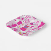 fashion doll clothes vintage 1990s pink gingham ペーパープレート (傾斜あり)