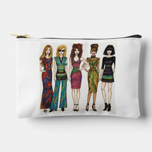 Fashion Dolls Art Pouch-Chic Accessory Bag アクセサリーポーチ (正面)