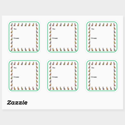 Fashion Forward Jackalope Sticker スクエアシール (シート)