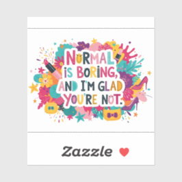 Fashion Glamour Makeup Statement Quote Design シール