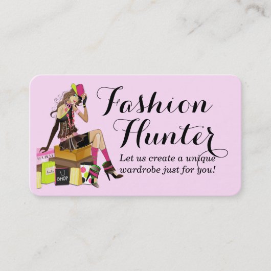 Fashion Hunter Business Card 名刺 (正面)