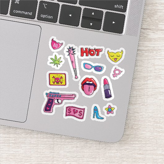 Fashion label sticker set シール (詳細)