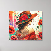 Fashion Lady  キャンバスプリント (正面)