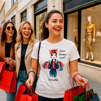 Fashion Lovers Retail Therapy Expert – Custom Name Tシャツ