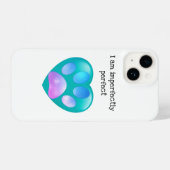 Fashion motivational pet foot print quote iPhoneケース (裏面横)