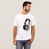 Fashion music Heardphone Tシャツ (正面フル)