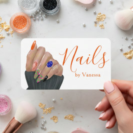 Fashion Nail Artist Manicurist Branding 名刺