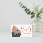 Fashion Nail Artist Manicurist Branding 名刺 (スタンド正面)