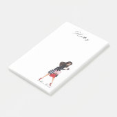 Fashion notepad girl boss- Fashion illustration ポストイット (アングル)