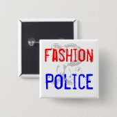 Fashion, Police 缶バッジ (正面&裏面)
