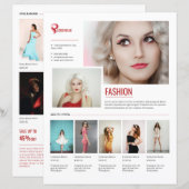 Fashion Product Promotion Flyer Template (正面/裏面)