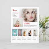 Fashion Product Promotion Flyer Template (スタンド正面)