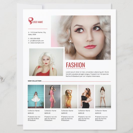Fashion Product Promotion Flyer Template (正面)