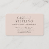 Fashion QR Code 名刺 (正面)