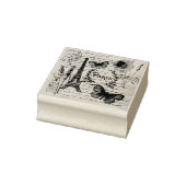Fashion Salon SPA french eiffel tower Paris ラバースタンプ (スタンプ)