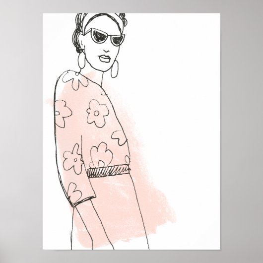 Fashion Sketch ポスター (正面)