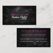 Fashion Stylist 名刺 (正面/裏面)