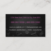 Fashion Stylist 名刺 (裏面)