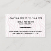 Fashion Stylist Shopper Gal Business Card 名刺 (裏面)