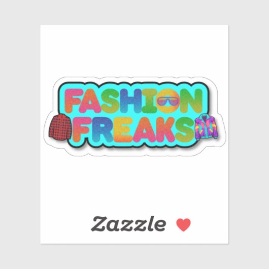 Fashion Team Logo Sticker シール (シート)