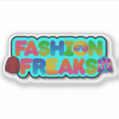 Fashion Team Logo Sticker シール (正面)