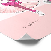 Fashionable cat and girl ポスター (角)