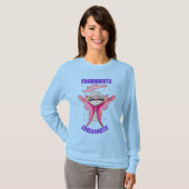 Fashionable Designed Women's  Long Sleeve T-shirt  Tシャツ (正面フル)