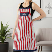 Fashionable Long Patterned Apron for Men and Women エプロン