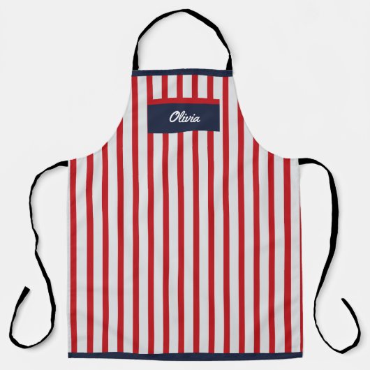 Fashionable Long Patterned Apron for Men and Women エプロン (正面)