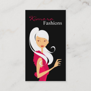 Fashionestaのファッションのベクトル売子の名刺 名刺