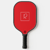 Fashionista Custom Monogram Pickleball Paddle ピックルボールラケット (裏面)