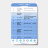 FAST認知症スケール/ホスピスチャット バッジ (表面)