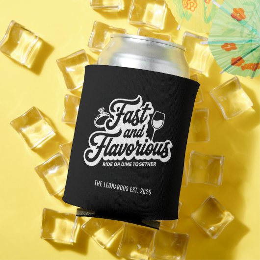 Fast and Flavorious Funny Personalized Can Coolers 缶クーラー (インサイチュ 夏)