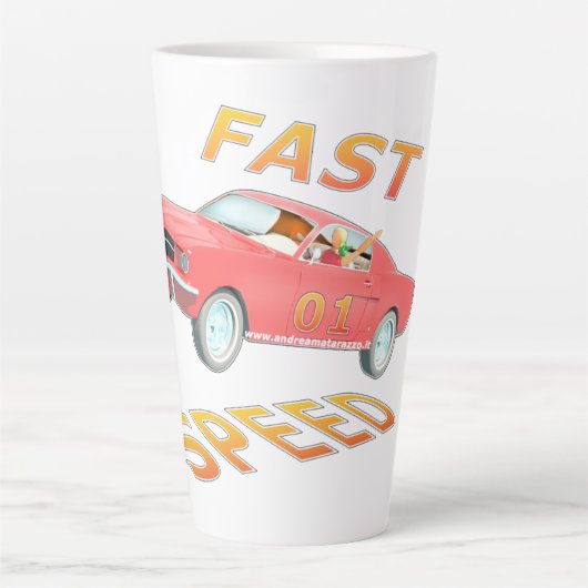 Fast and Speed Surgental 01 カフェラテマグ (正面)