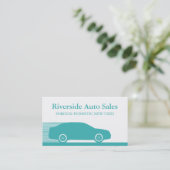 Fast Autoco名刺，ティール（緑がかった色） 名刺 (スタンド正面)