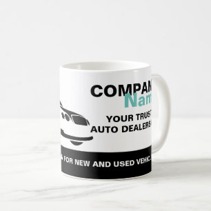 Fast Car Logo、Auto Dealership 広告's コーヒーマグカップ