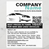 Fast Car Logo、Auto Dealership 広告's チラシ (正面)