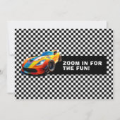 Fast Cars Partyの写真 招待状 (裏面)