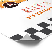 Fast Cars Sweet Gingerbread Car Christmas Birthday ポスター (角)