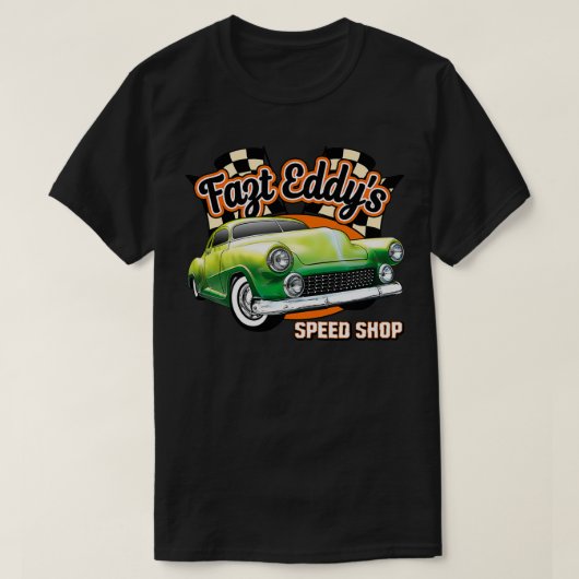 Fast Eddys Speed Shop Tシャツ (デザイン正面)
