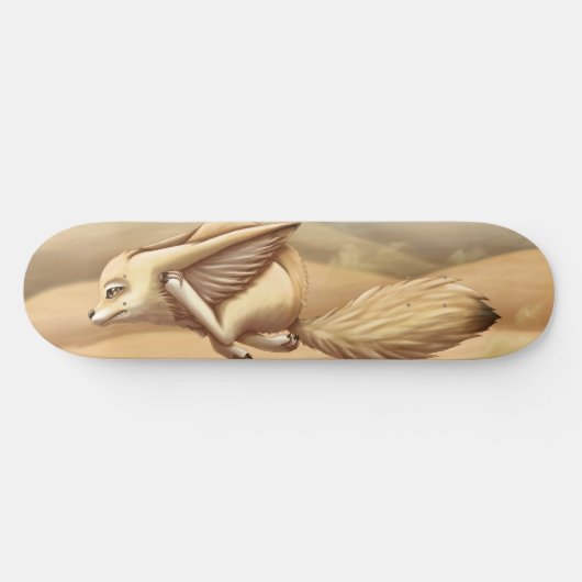Fast Fennec Fox skateboard スケートボード (横)
