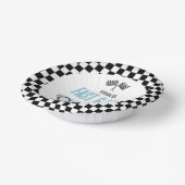 Fast & Five Blue Race Car 5th Birthdayパーティー ペーパーボウル (傾斜あり)