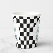 Fast & Five Blue Race Car 5th Birthdayパーティー 紙コップ (右)