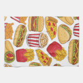 Fast Food キッチンタオル (横)