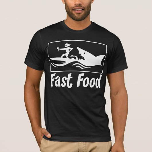 Fast food blanc tシャツ (正面)