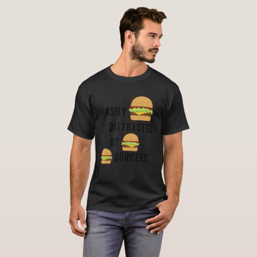 Fast Food Chef   Quote Burger Eating Tシャツ (正面フル)