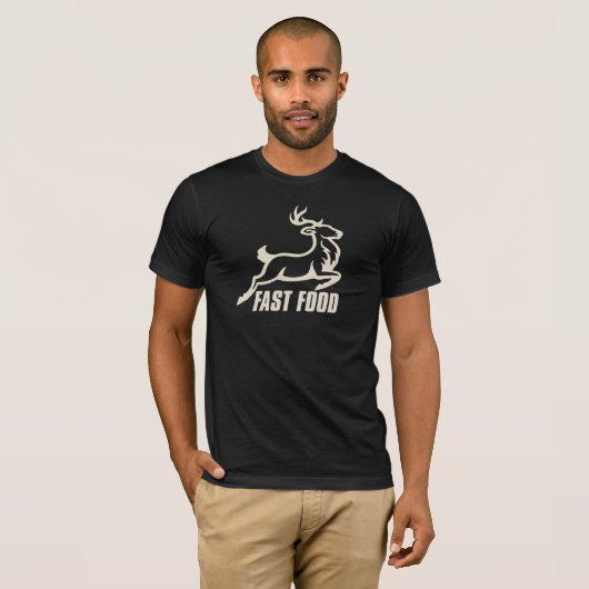 Fast Food Deer, Dad Hunter, Gifts For Hunters Tシャツ (正面フル)