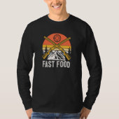 Fast Food Hunting Bowhunting Hunter Bowhunter Spea Tシャツ (正面)